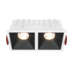 MAYTONI Spot reflektor sufitowy 1punktowy Wbudowany Alfa LED 20W LED 900lm 3000K 90 CRI DL043-02-10W3K-SQ-WB
