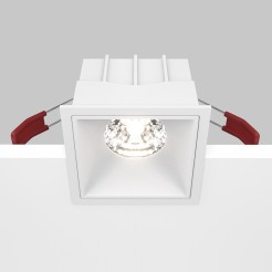 MAYTONI Spot reflektor sufitowy 1punktowy Wbudowany Alfa LED 15W LED 1250lm 4000K 90 CRI Dimmable DL043-01-15W4K-D-SQ-W