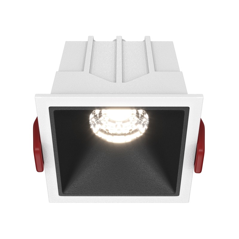 MAYTONI Spot reflektor sufitowy 1punktowy Wbudowany Alfa LED 10W LED 500lm 4000K 90 CRI Dimmable DL043-01-10W4K-D-SQ-WB