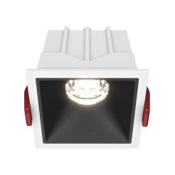 MAYTONI Spot reflektor sufitowy 1punktowy Wbudowany Alfa LED 10W LED 500lm 4000K 90 CRI Dimmable DL043-01-10W4K-D-SQ-WB
