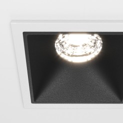 MAYTONI Spot reflektor sufitowy 1punktowy Wbudowany Alfa LED 10W LED 500lm 4000K 90 CRI Dimmable DL043-01-10W4K-D-SQ-WB