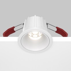 MAYTONI Spot reflektor sufitowy 1punktowy Wbudowany Alfa LED 10W LED 550lm 4000K 90 CRI Dimmable DL043-01-10W4K-D-RD-W