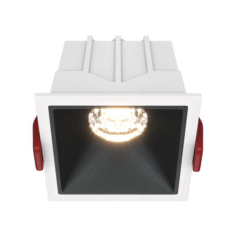 MAYTONI Spot reflektor sufitowy 1punktowy Wbudowany Alfa LED 10W LED 450lm 3000K 90 CRI DL043-01-10W3K-SQ-WB
