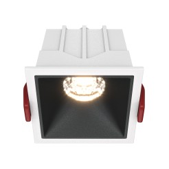MAYTONI Spot reflektor sufitowy 1punktowy Wbudowany Alfa LED 10W LED 450lm 3000K 90 CRI DL043-01-10W3K-SQ-WB