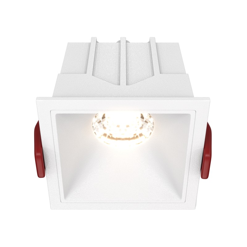 MAYTONI Spot reflektor sufitowy 1punktowy Wbudowany Alfa LED 10W LED 500lm 3000K 90 CRI DL043-01-10W3K-SQ-W