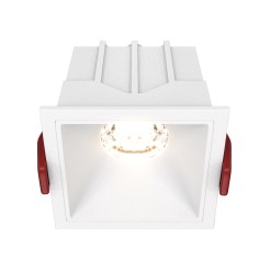 MAYTONI Spot reflektor sufitowy 1punktowy Wbudowany Alfa LED 10W LED 500lm 3000K 90 CRI DL043-01-10W3K-SQ-W