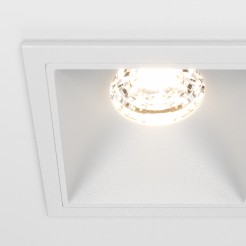 MAYTONI Spot reflektor sufitowy 1punktowy Wbudowany Alfa LED 10W LED 500lm 3000K 90 CRI DL043-01-10W3K-SQ-W