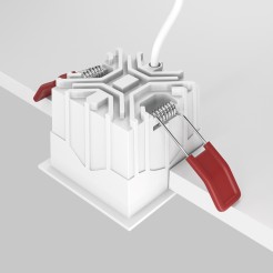MAYTONI Spot reflektor sufitowy 1punktowy Wbudowany Alfa LED 10W LED 450lm 3000K 90 CRI Dimmable DL043-01-10W3K-D-SQ-WB