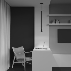 MAYTONI Lampa wisząca Arrow 10W GU10 P064PL-01B