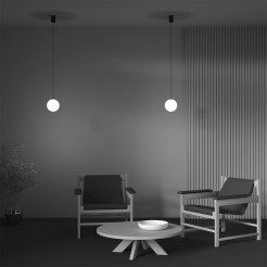 MAYTONI Lampa wisząca Luna 5W LED 330lm 4000K 90 CRI  P039PL-5W4K-10-B