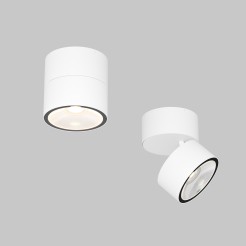 MAYTONI Spot reflektor sufitowy 1punktowy Natynkowy Obrotowy Spin 5W LED 480lm 3000K 80 CRI O310CL-L5W3K