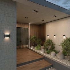 MAYTONI Spot reflektor sufitowy 1punktowy Natynkowy Ares 8W LED 500lm 3000K 80 CRI O309CL-L8GF3K
