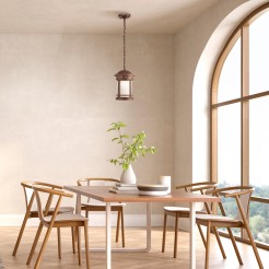 MAYTONI Lampa wisząca Salamanca 60W E27 O031PL-01BR