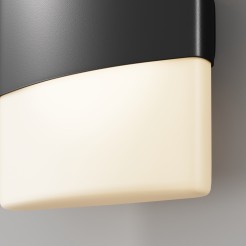 MAYTONI Lampa ścienna (kinkiet) Rom 12W LED 1300lm 3000K 80 CRI  O442WL-L12GF3K