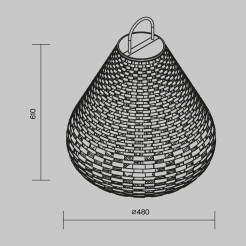 MAYTONI Słupek oświetleniowy Plet 5W LED 50lm 3000K 80 CRI  OSL599FL-L5B3K1