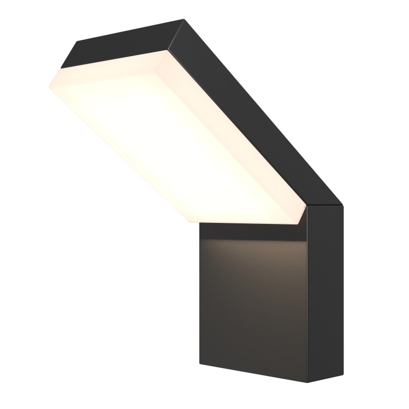 MAYTONI Lampa ścienna (kinkiet) Paso 12W LED 865lm 3000K 83 CRI  O595WL-L12B3K
