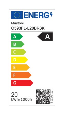 MAYTONI Słupek oświetleniowy Lit 20W LED 1500lm 3000K 80 CRI  O593FL-L20BR3K