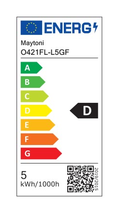 MAYTONI Słupek oświetleniowy Harz 5W LED 400lm 3000K 80 CRI  O421FL-L5GF