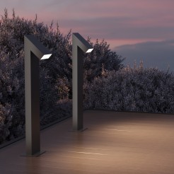 MAYTONI Słupek oświetleniowy Guss 15W LED 550lm 3000K 80 CRI  O592FL-L15GF3K