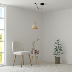 MAYTONI Lampa wisząca Broni 60W E27 T434-PL-01-GR