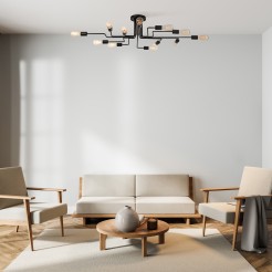 MAYTONI Lampa sufitowa Gilbert 60W E27 T532CL-12B