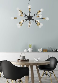 MAYTONI Lampa wisząca Jackson 7W E27 T546PL-18B