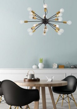 MAYTONI Lampa wisząca Jackson 7W E27 T546PL-18B