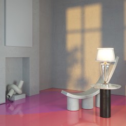 MAYTONI Lampa stołowa Verre 40W E27 Z005TL-01BS
