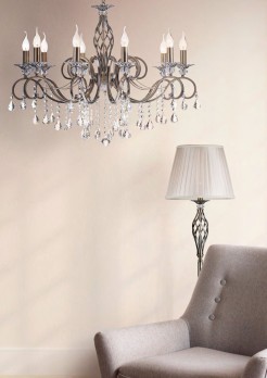 MAYTONI Żyrandol Grace 60W E14 RC247-PL-10-R