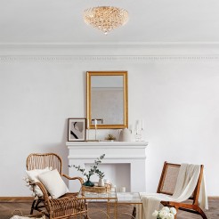 MAYTONI Żyrandol Karolina 40W E14 DIA120-09-G
