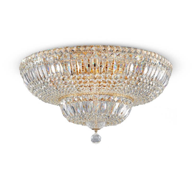 MAYTONI Żyrandol Basfor 60W E14 DIA100-CL-16-G