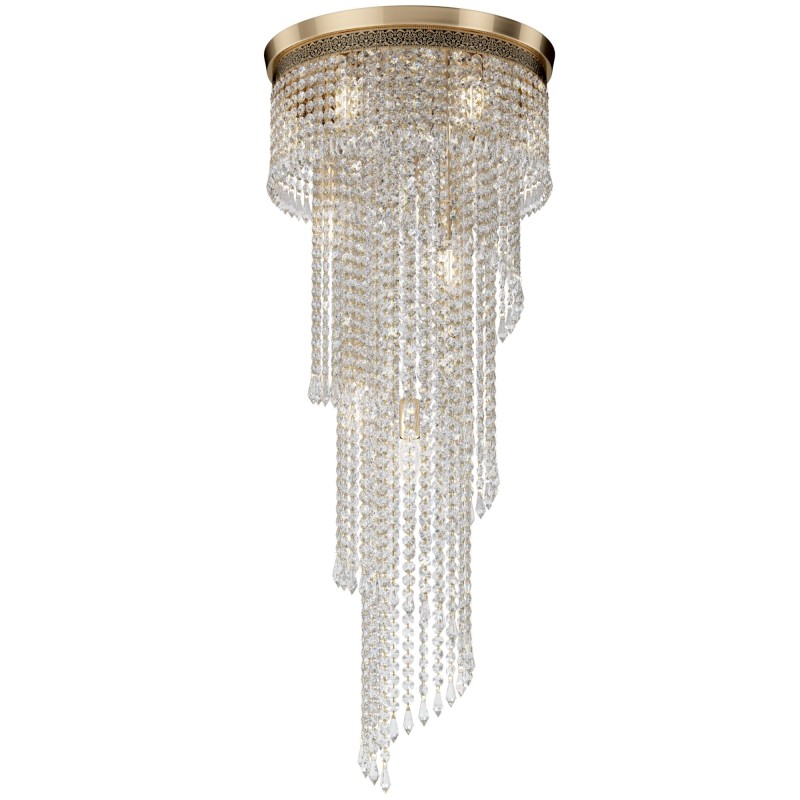 MAYTONI Żyrandol Cascade 60W E14 DIA522-CL-12-G