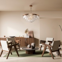 MAYTONI Lampa wisząca Revero 40W E14 MOD085PL-12BS