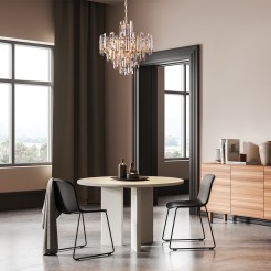 MAYTONI Lampa wisząca Flare 40W E14 DIA200PL-06G