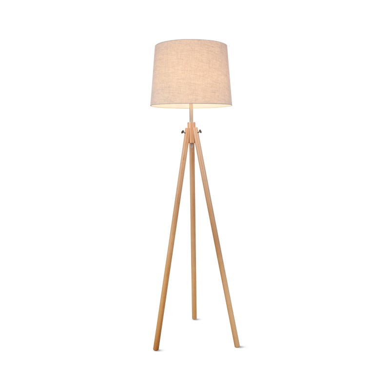 MAYTONI Lampa podłogowa Calvin 60W E27 Z177-FL-01-BR