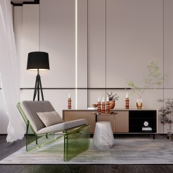 MAYTONI Lampa podłogowa Calvin 60W E27 Z177FL-01B