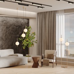 MAYTONI Lampa podłogowa The Sixth Sense 12W LED 750lm 3000K 70 CRI  Z020FL-L12BS3K