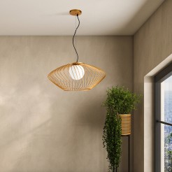 MAYTONI Lampa wisząca Plec 60W E27 P364PL-01G