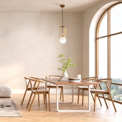 MAYTONI Lampa wisząca Telford 60W E27 P362PL-01G