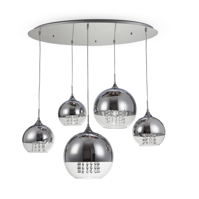 MAYTONI Lampa wisząca Fermi 60W E27 P140-PL-170-5-N