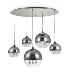 MAYTONI Lampa wisząca Fermi 60W E27 P140-PL-170-5-N