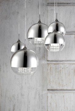 MAYTONI Lampa wisząca Fermi 60W E27 P140-PL-170-5-N