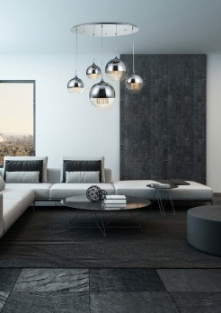 MAYTONI Lampa wisząca Fermi 60W E27 P140-PL-170-5-N