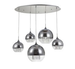 MAYTONI Lampa wisząca Fermi 60W E27 P140-PL-170-5-N