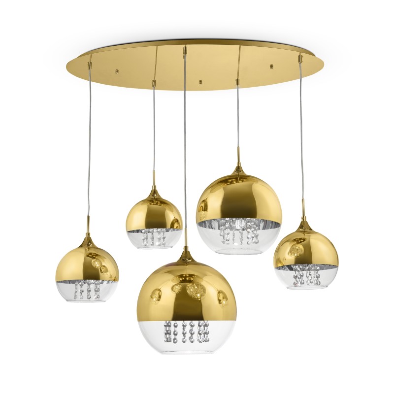 MAYTONI Lampa wisząca Fermi 60W E27 P140-PL-170-5-G