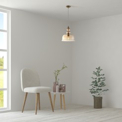 MAYTONI Lampa wisząca Tone 60W E27 P001PL-01BZ