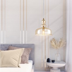 MAYTONI Lampa wisząca Tone 60W E27 P001PL-01BZ