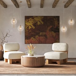 MAYTONI Lampa wisząca Flusso 12W GU10 P095PL-01BZ