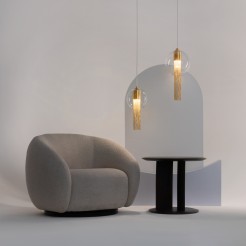 MAYTONI Lampa wisząca Flusso 12W GU10 P095PL-01BZ