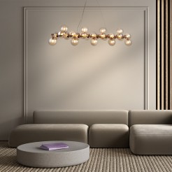MAYTONI Lampa wisząca Dallas 28W G9 MOD547PL-25G
